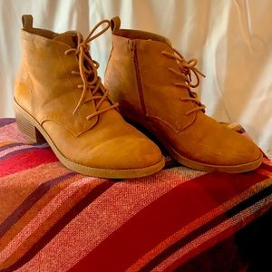 Size 9.5 Booties Tan